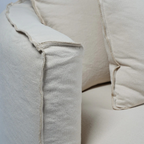 Luxury Crosby Style Couch with Arm Rest Without Cushions