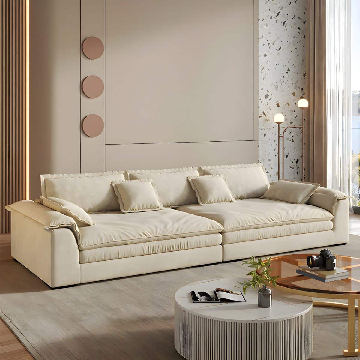 Philips Modern Zafira Eastern Breeze Style Sofa Set