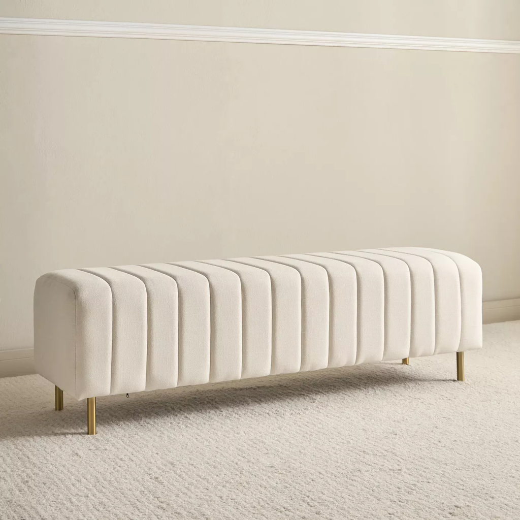 Modern Upholstered Bench.