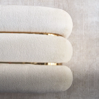 Modern Boucle Bed Bench.