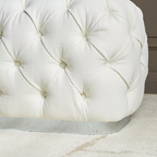 Elegant Chesterfield-Style Tufted Bench.