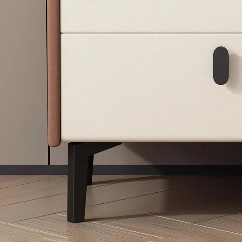 Nordic Style Bed Side Table Two Tone Combination