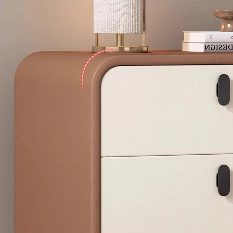 Nordic Style Bed Side Table Two Tone Combination