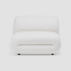 Cloud Accent Couch Fully Upholstered in Fabric