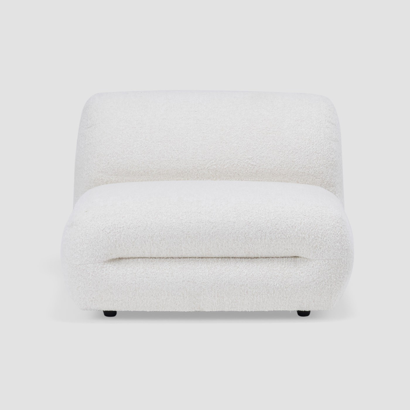 Cloud Accent Couch Fully Upholstered in Fabric