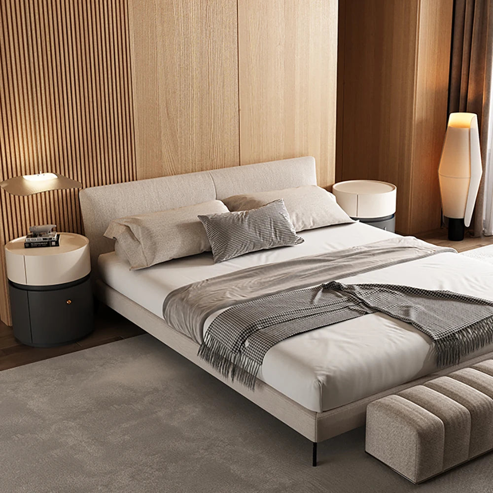 Aesthetic Modern Bed Side Table Storage