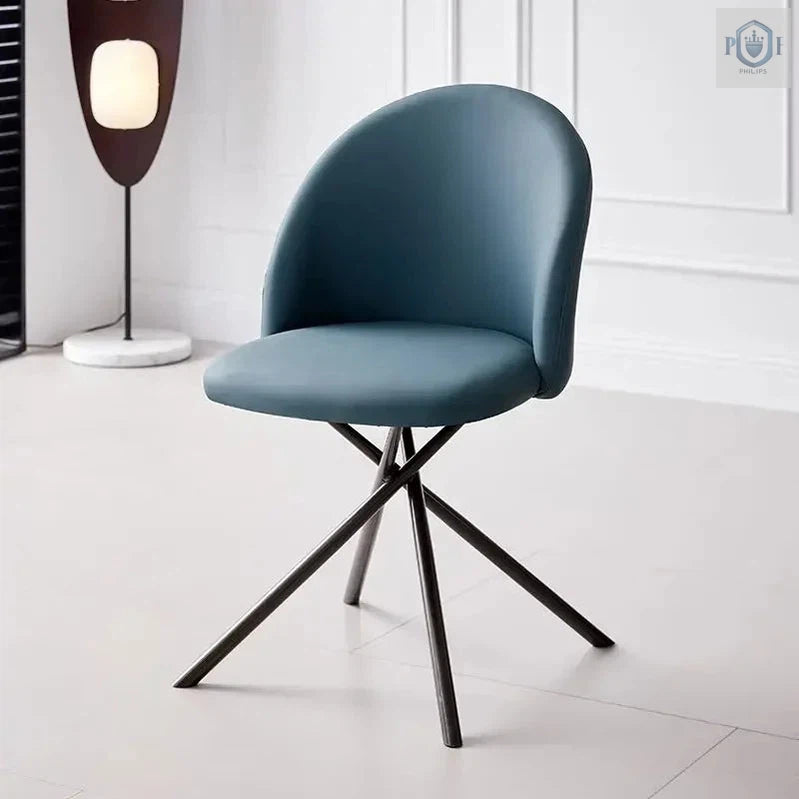 Simple And Minimalist Office Chair Made With Leather