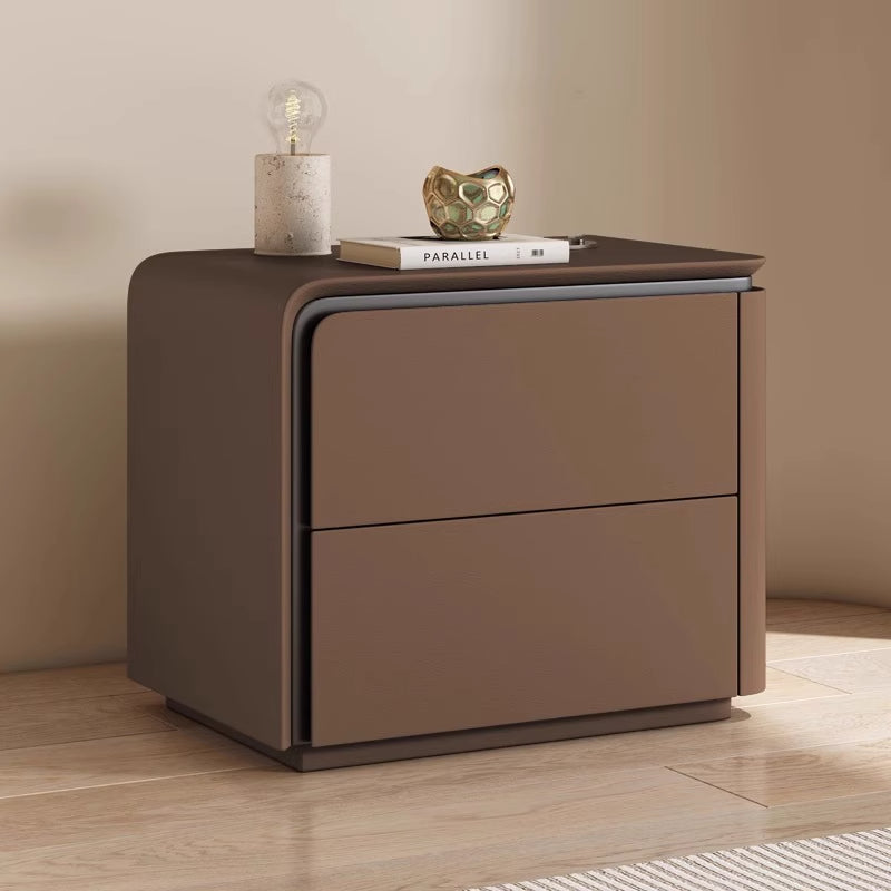 Modern Nordic Bed Side Table With 2 Drawers