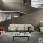 Puffy European Style 3-Seater Sofa