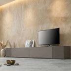 Aero Console Wall-Mounted TV Cabinet -Horizontal Silhouette and Seamless Storage