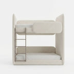 Aesthetic Modern Arlo Bouclé Loft Bed Frame