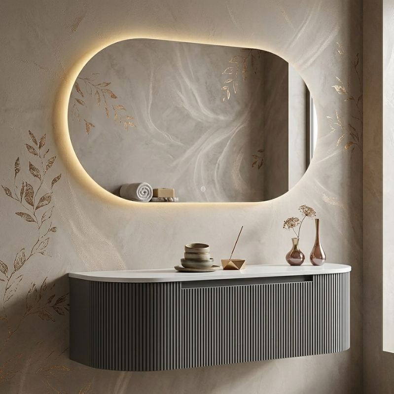 Arca Floated Credenza Vanity Mirror