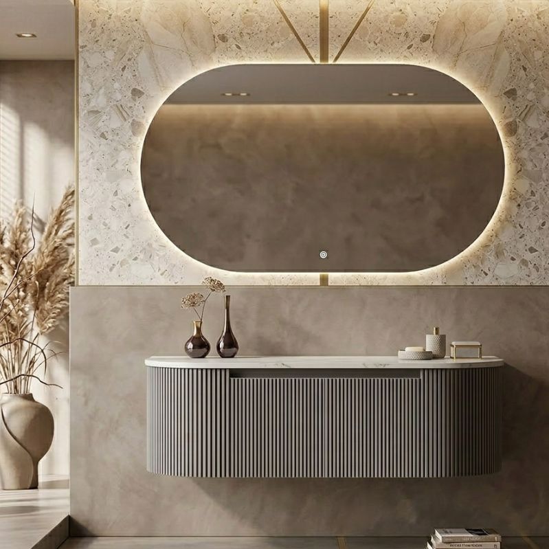 Arca Floated Credenza Vanity Mirror