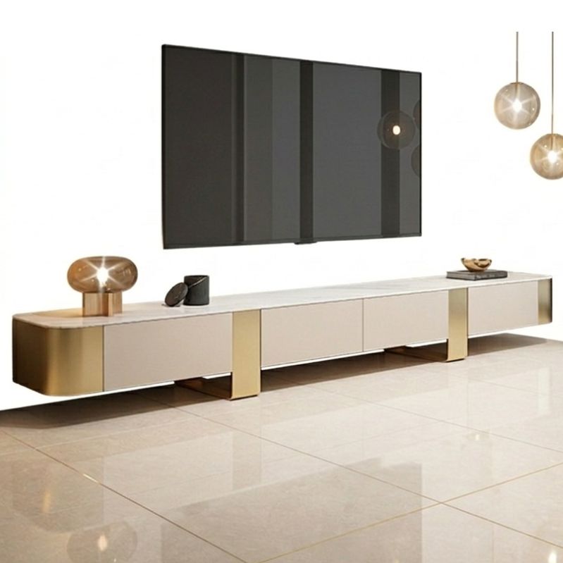 Aurora Luxury TV Stand - Sleek Marble Credenza