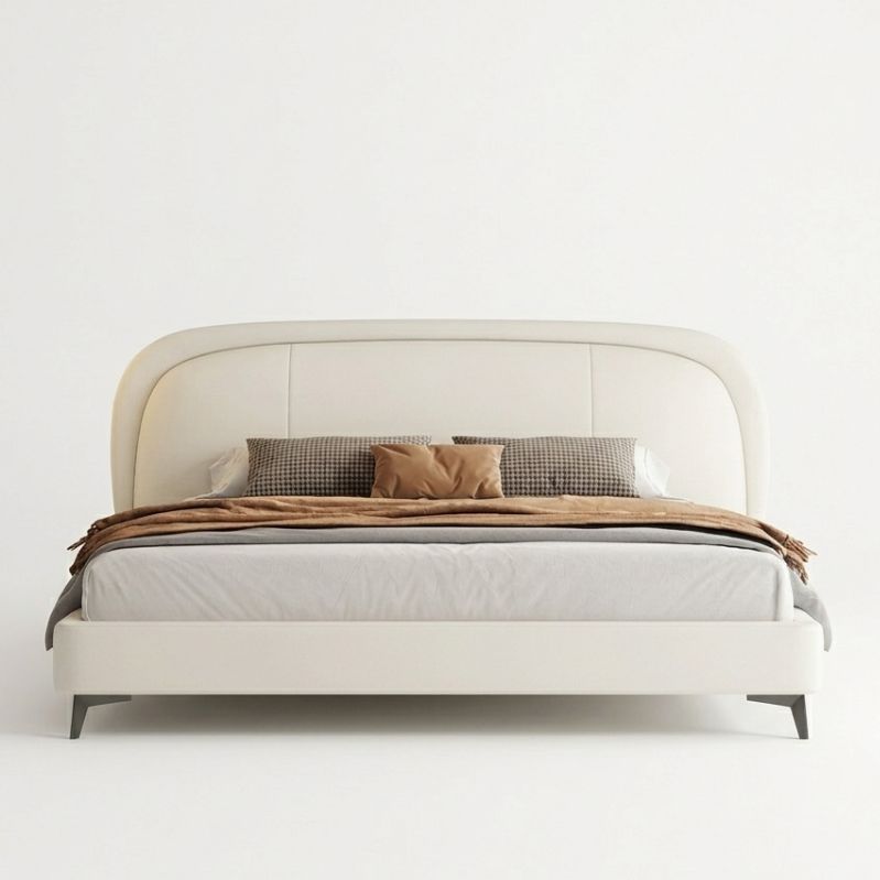 Aurora Minimalist Upholstered Bed Frame