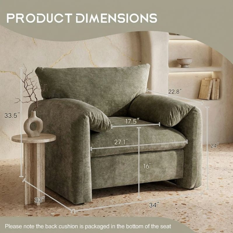 Aurora Velvet Lounge Chair