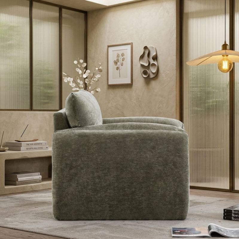 Aurora Velvet Lounge Chair