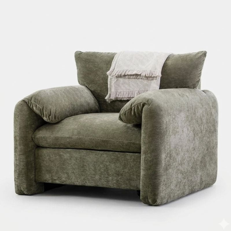 Aurora Velvet Lounge Chair