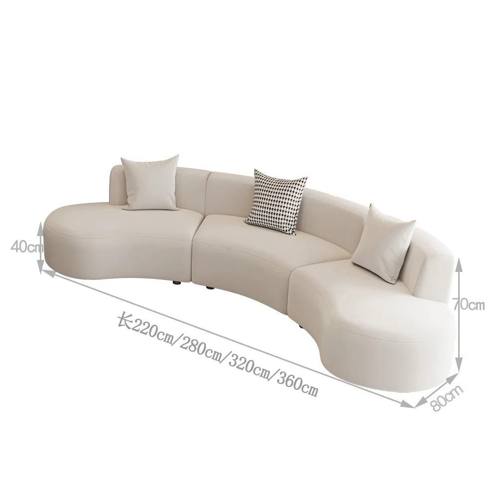 Philips Modern Minimalist Sofa Set Minimalist Individual Curved Detail