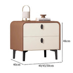 Nordic Style Bed Side Table Two Tone Combination