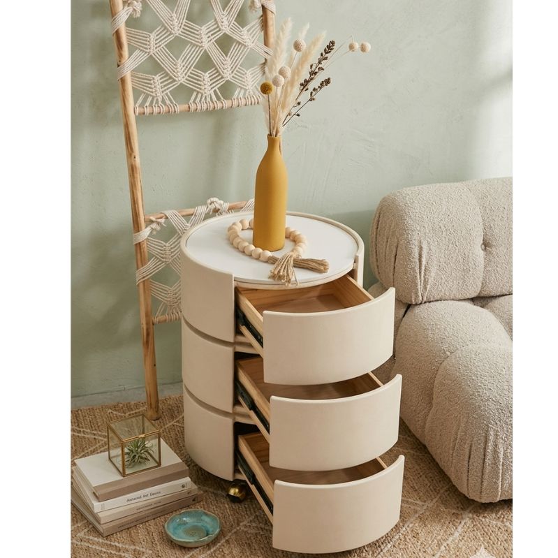 Celine Rotating Bedside Table