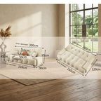 Cloud-Wave Bolster Sofa