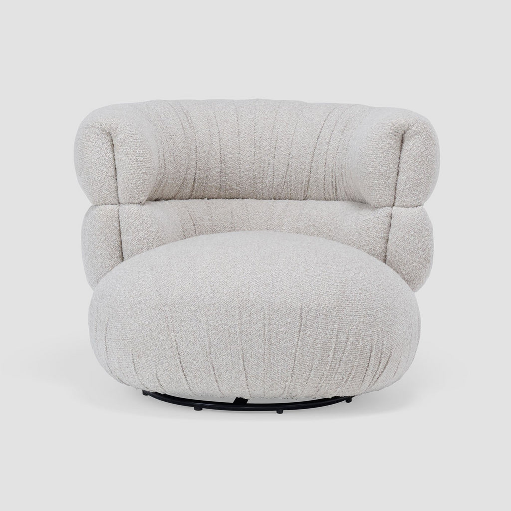 Cloud Swivel Couch For Long Time Sitting Comfortable And Fully Upholstered Beige, white, Shop Online, UAE, Dubai