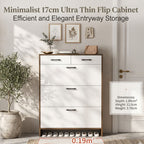 Compact Solid-Wood Flip Cabinet -Horizon Entryway Gallery