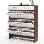 Compact Solid-Wood Flip Cabinet -Horizon Entryway Gallery