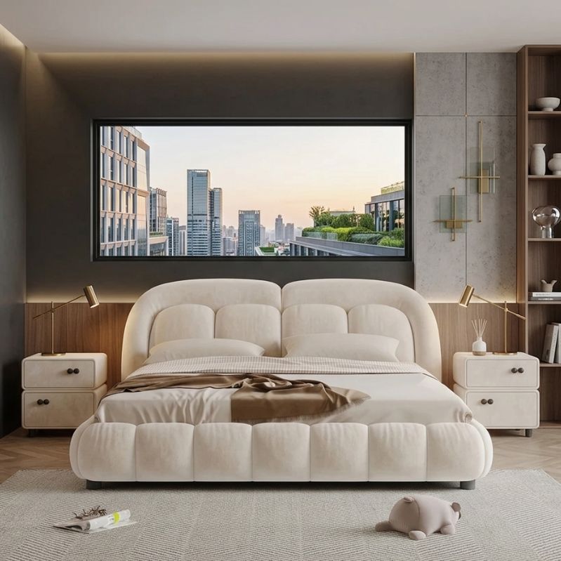 Cumulus Modern Platform Bed Frame