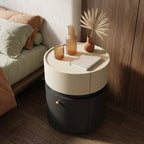 Cylindra Luxe Dual-Tone Nightstand