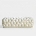 Elegant Chesterfield-Style Tufted Bench
