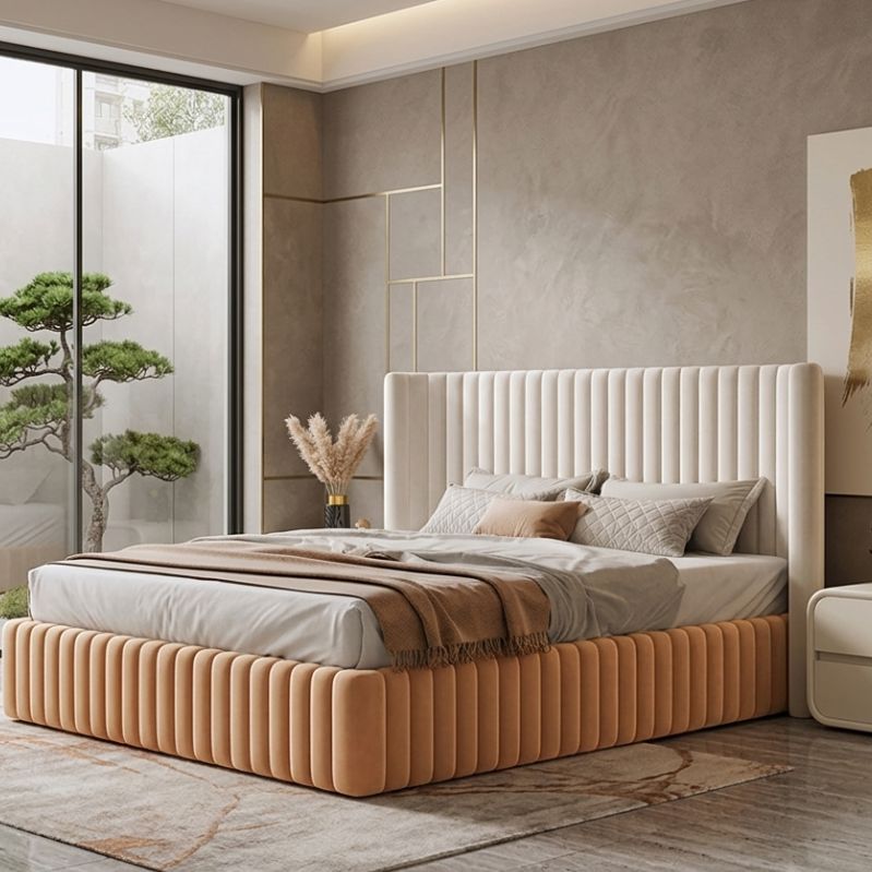 Elegant Modern European Platform Bed