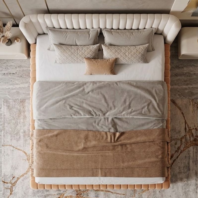 Elegant Modern European Platform Bed