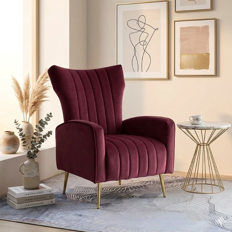 Flare Palazzo Wingback Chair