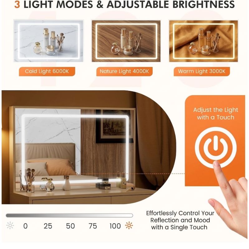 Flux Vanity Make up Desk