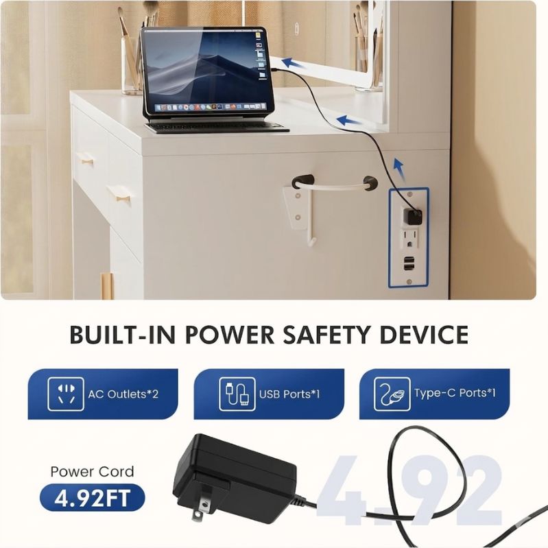 Flux Vanity Make up Desk