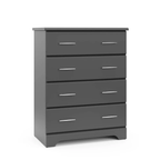 Modern 4-Drawer Chest Storage Cabinet for Bedroom.