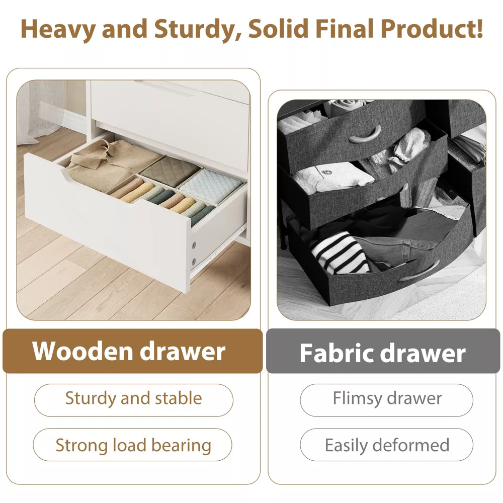 Freestanding Vertical Chest of Drawers Cabinet.