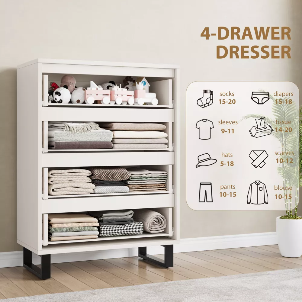 Freestanding Vertical Chest of Drawers Cabinet.