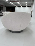 Luxury Nordic Modern Design Living Room Chair Fabric Lounge Chairs Lazy Single Seater Sofa