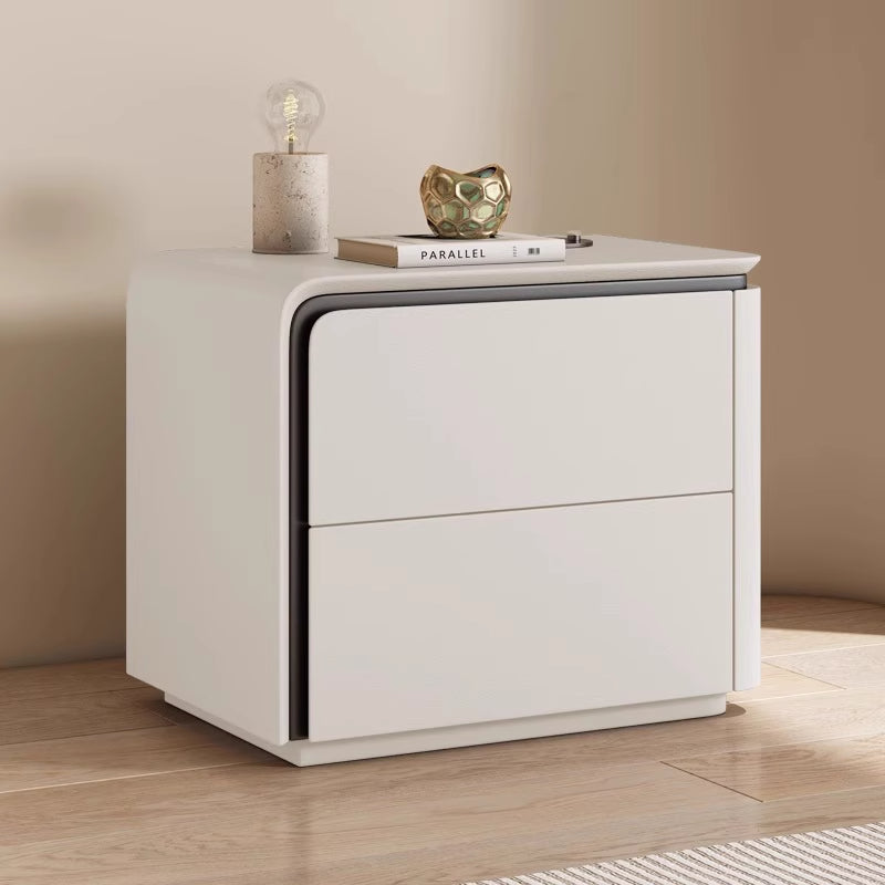 Modern Nordic Bed Side Table With 2 Drawers