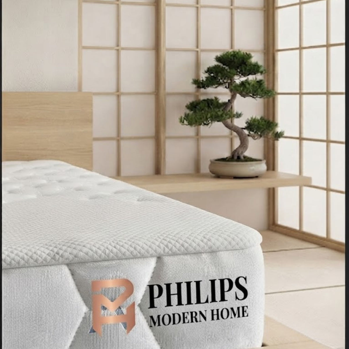Close-up of the Hara Comfort Mattress surface, highlighting the premium quilted fabric, clean lines, and ultra-soft, comfortable construction.