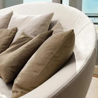 Luxury Nordic Modern Design Living Room Chair Fabric Lounge Chairs Lazy Single Seater Sofa