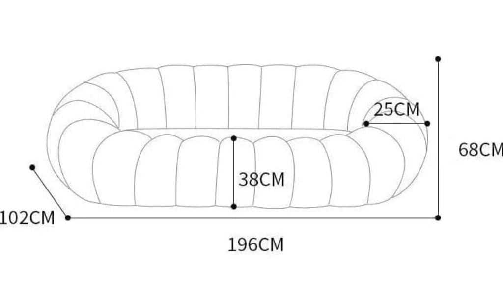 Trending Sleek Style Cloud Sofa