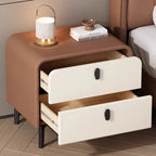 Nordic Style Bed Side Table Two Tone Combination