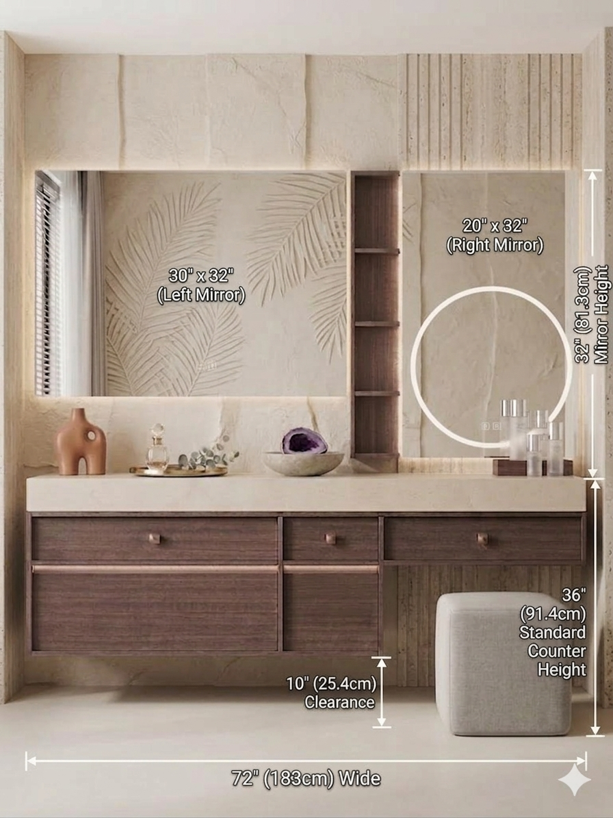 Lucent Horizon Modular Dressing Console