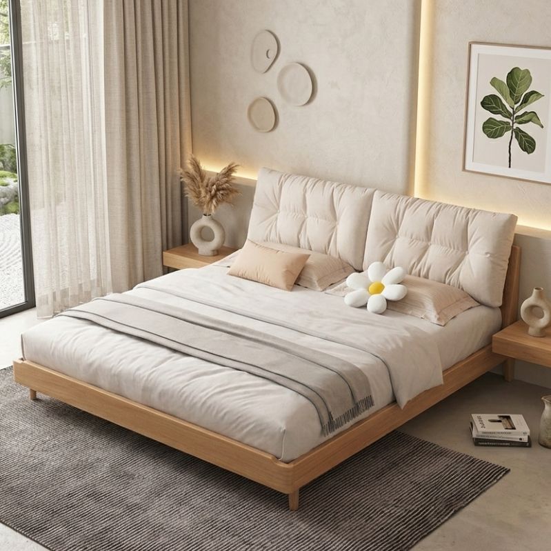 Lumiere Minimalist Wooden Bed Frame