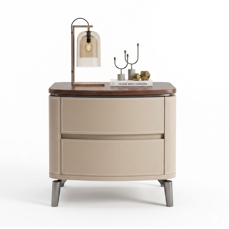 Lune Pillar Chest Bedside