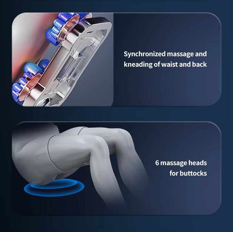 Advanced Full-Body Relaxation 3D Massage Chair with Heat, Airbags & No-Installation Design